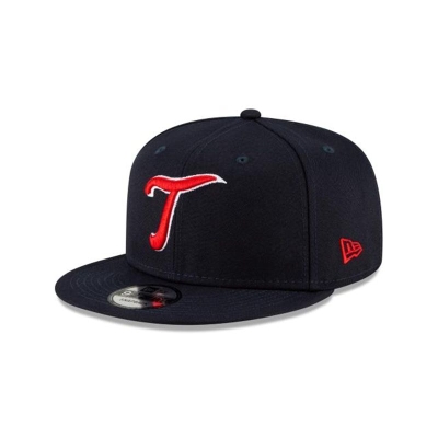 Blue Minnesota Twins Hat - New Era MLB Ligature 9FIFTY Snapback Caps USA6508473